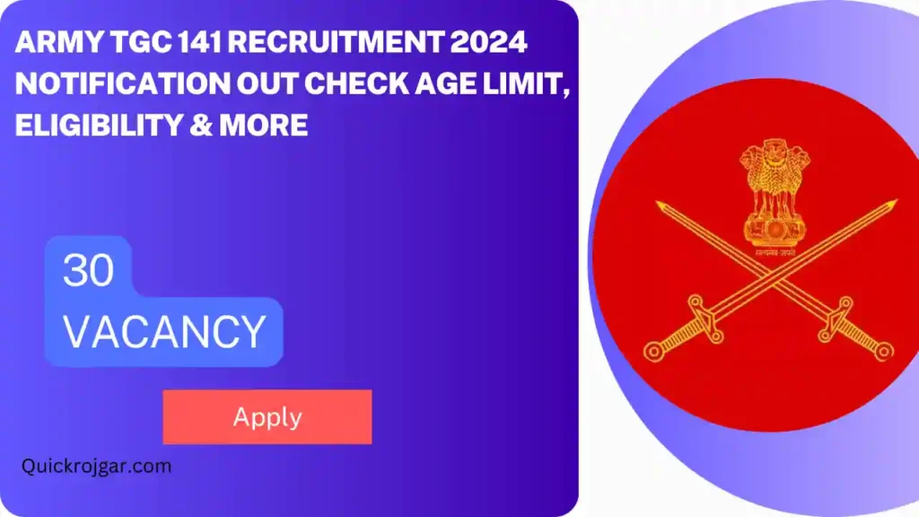 Army TGC 141 Recruitment 2024