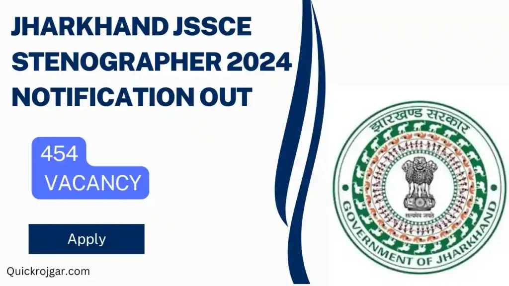 Jharkhand JSSC JSSCE Stenographer 2024