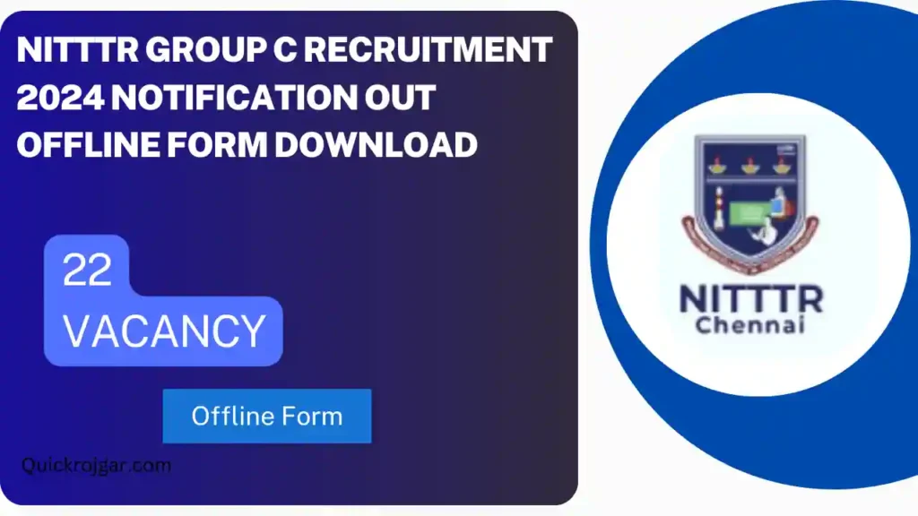 NITTTR Group C Recruitment 2024