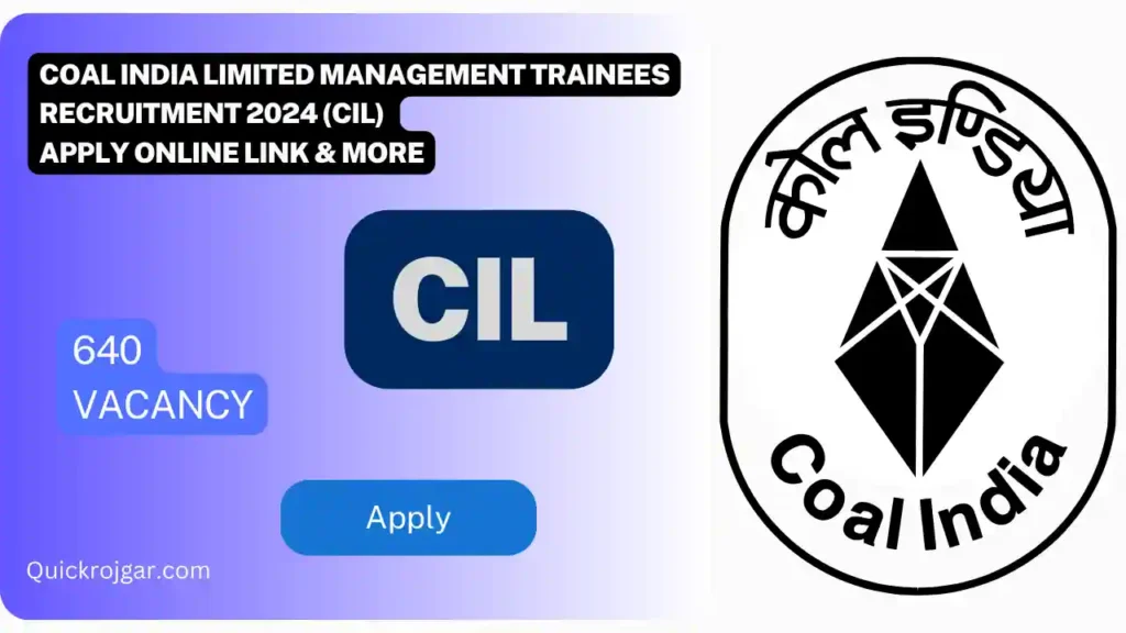 Coal India Limited Management Trainees Recruitment